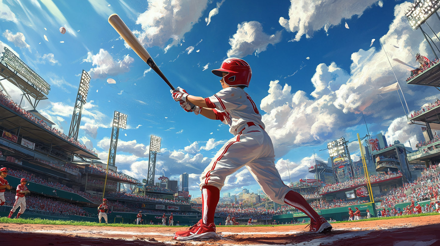 Free 1920x1080 AI Wallpaper for Baseball Lovers