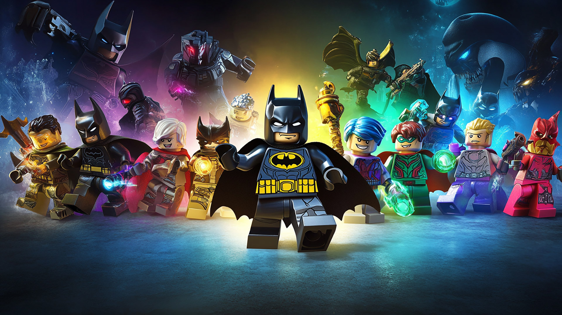 AI Wallpaper: Custom Lego Batman 3 Desktop Backgrounds