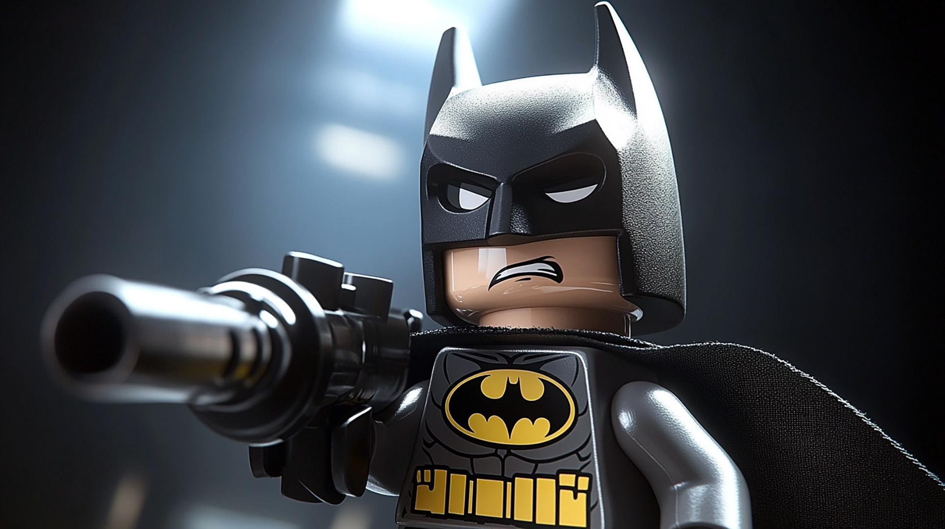 AI Wallpaper: Lego Batman for 16:9 Screens