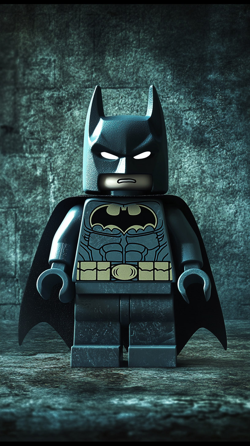 Free Download: Lego Batman Mobile Wallpaper in 9:16