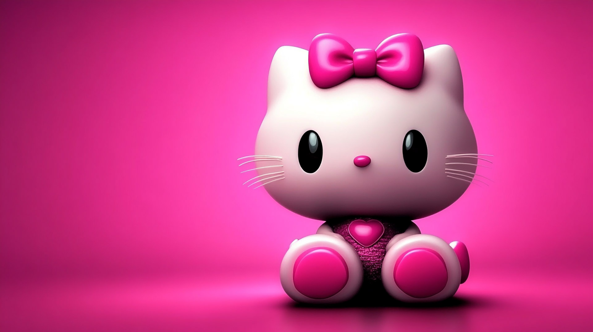 Light Pink Hello Kitty HD Wallpaper for Desktop