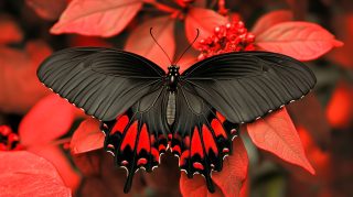 Vibrant HD Wallpaper of Magical Butterflies for Desktop