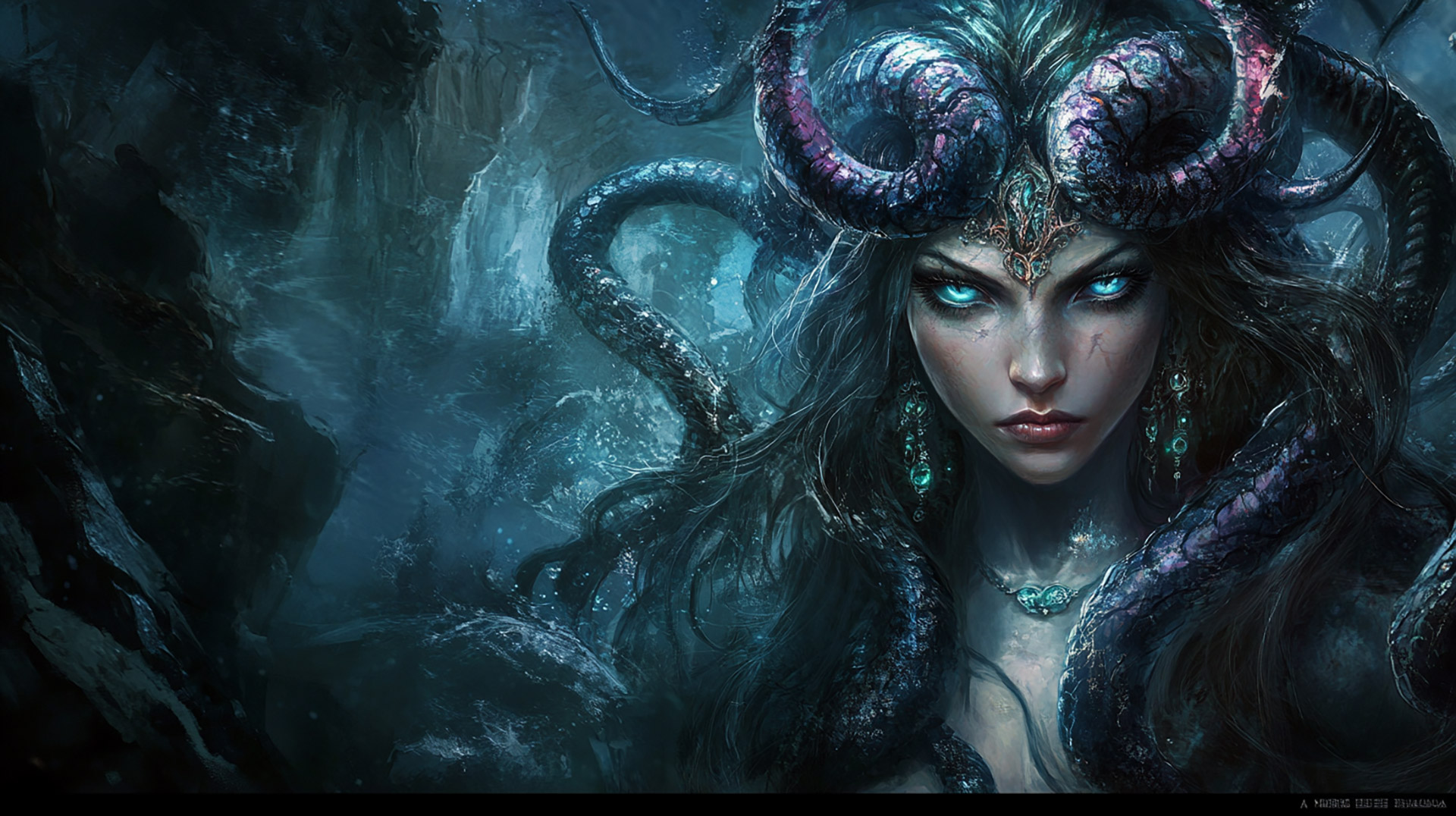 AI-Generated Medusa Wallpapers: Unique Digital Backgrounds