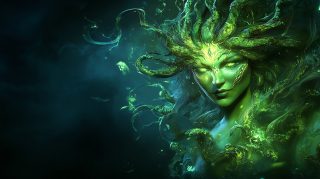 Free AI Wallpaper: Medusa for Your Desktop Background