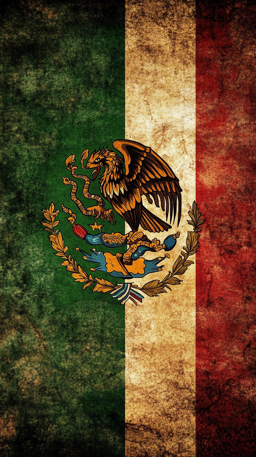 Mexican Flag HD Mobile Wallpaper for iPhone Users