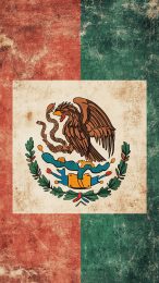 Stunning Mexican Flag Image for HD Mobile Wallpapers