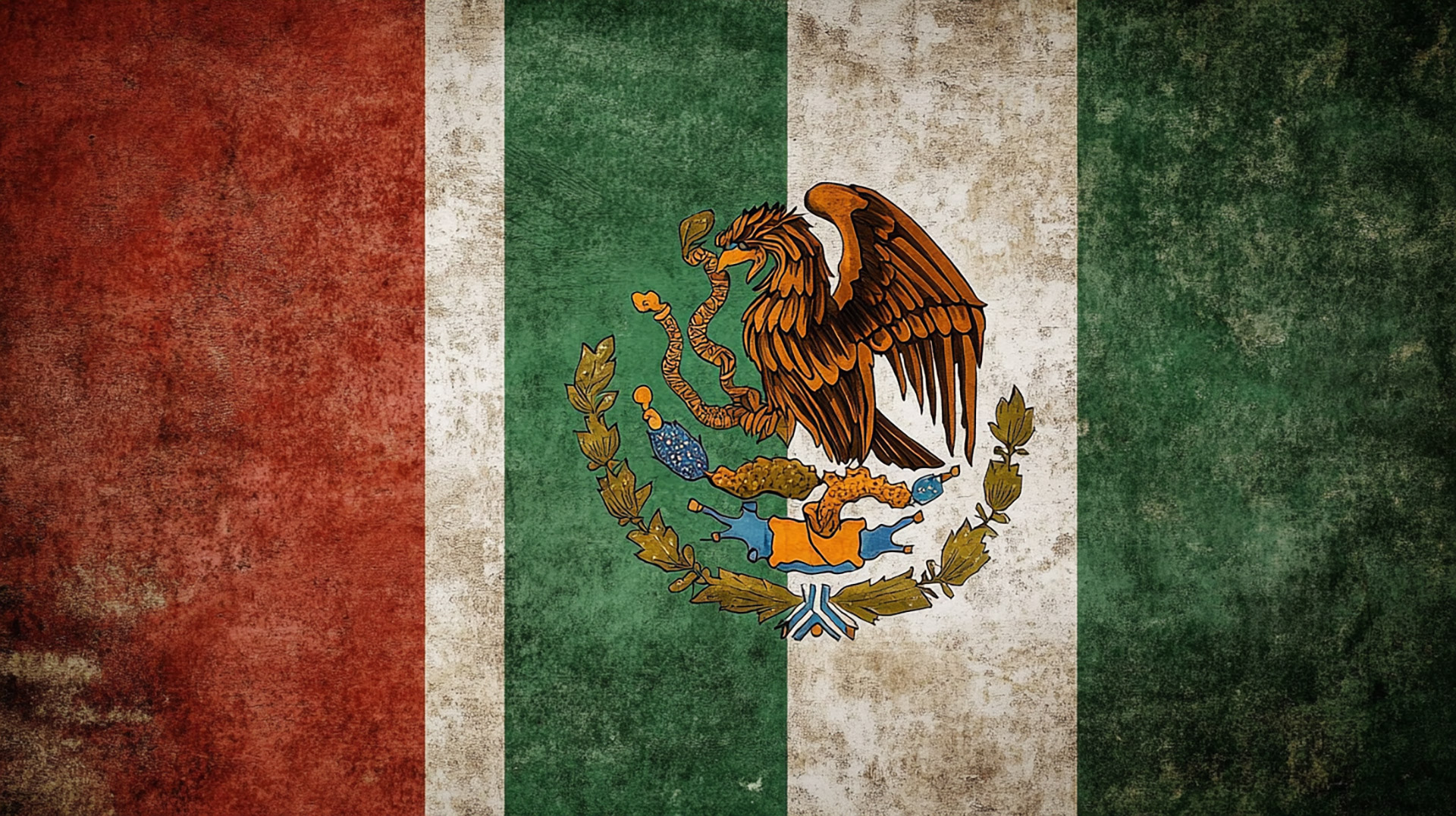 Digital Backgrounds: Mexican Flag Wallpaper for Desktop