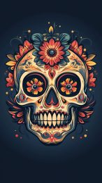 Free Mexican Skull Photos for Stunning Mobile Wallpapers