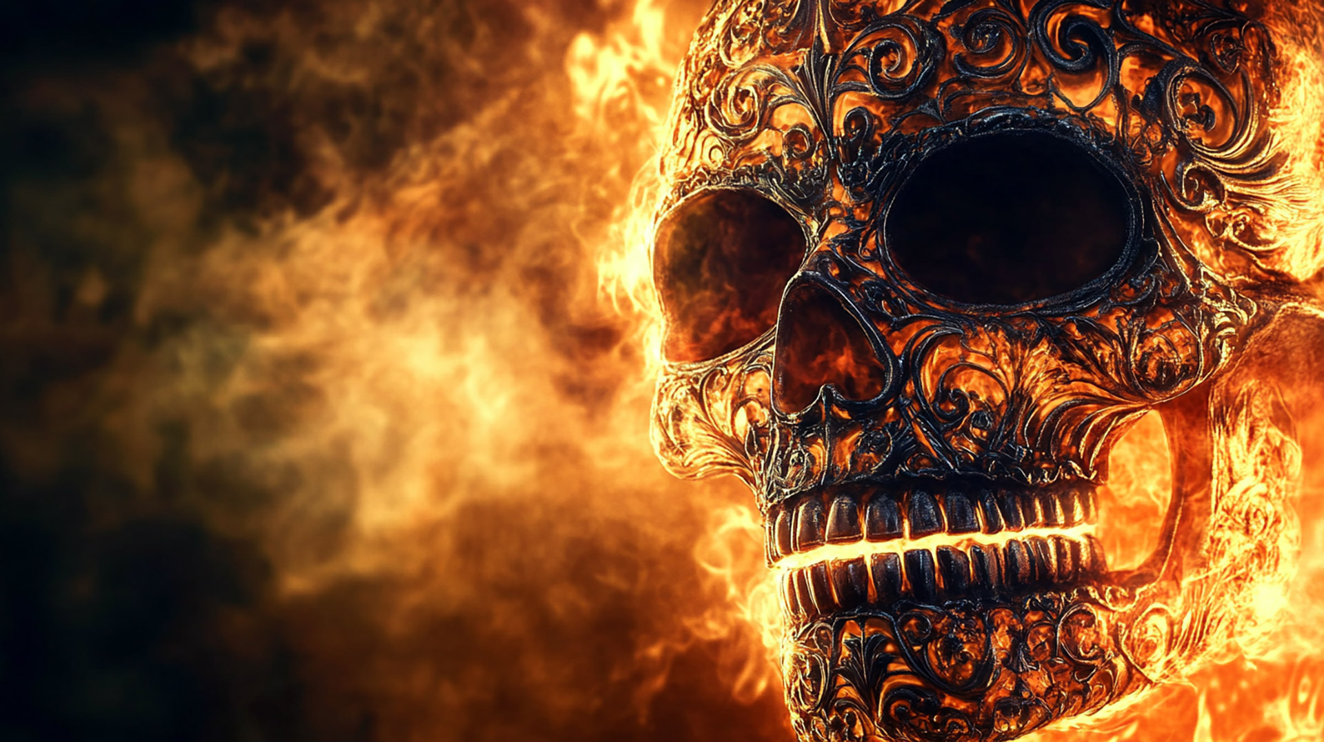 Download Ultra HD Mexican Skull Wallpaper for Your PC