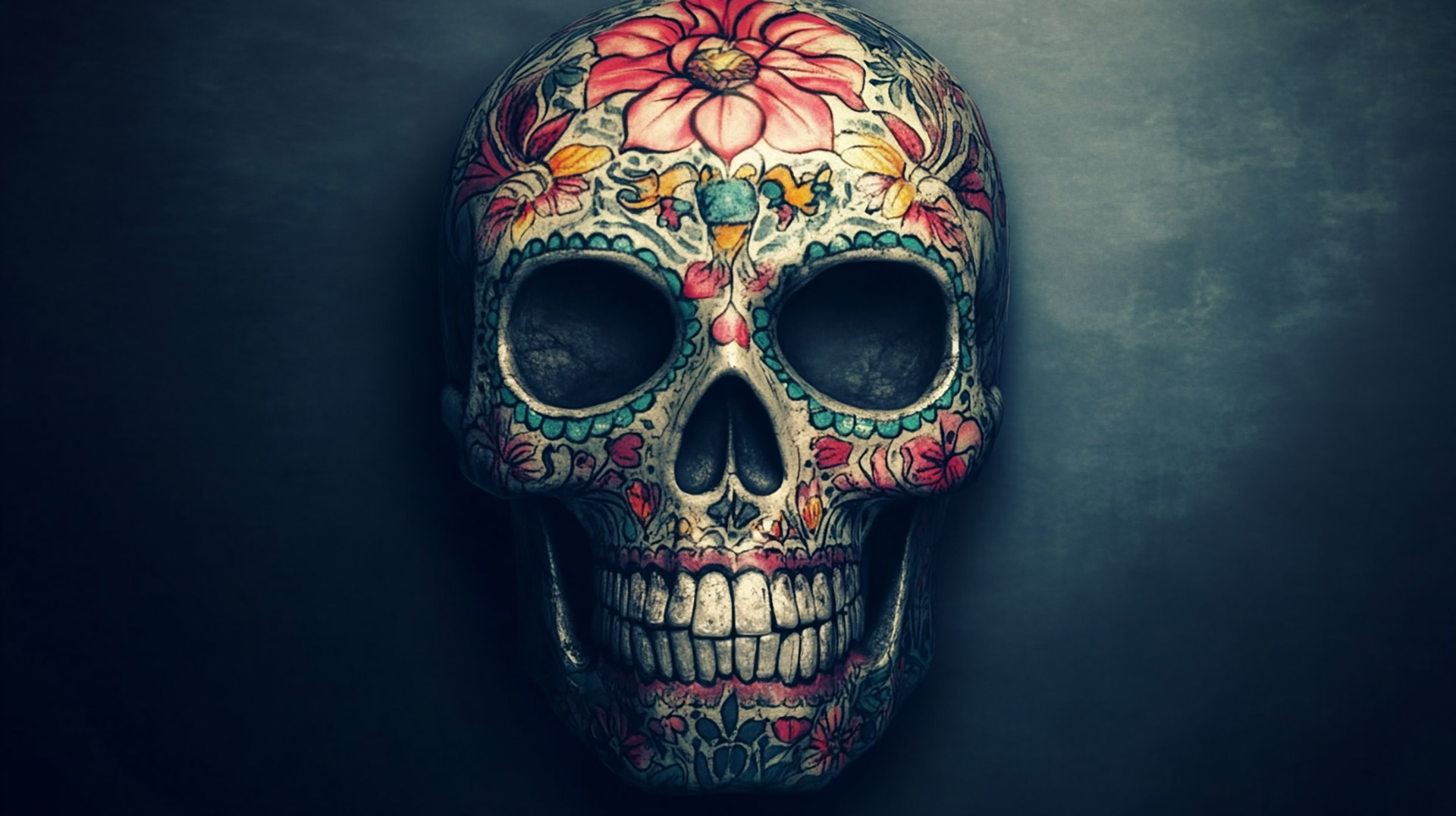 Vibrant Mexican Skull HD Wallpapers for Your Desktop