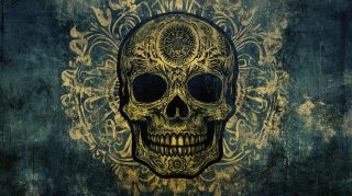 HD Wallpaper for Desktop: Mexican Skull Design Collection