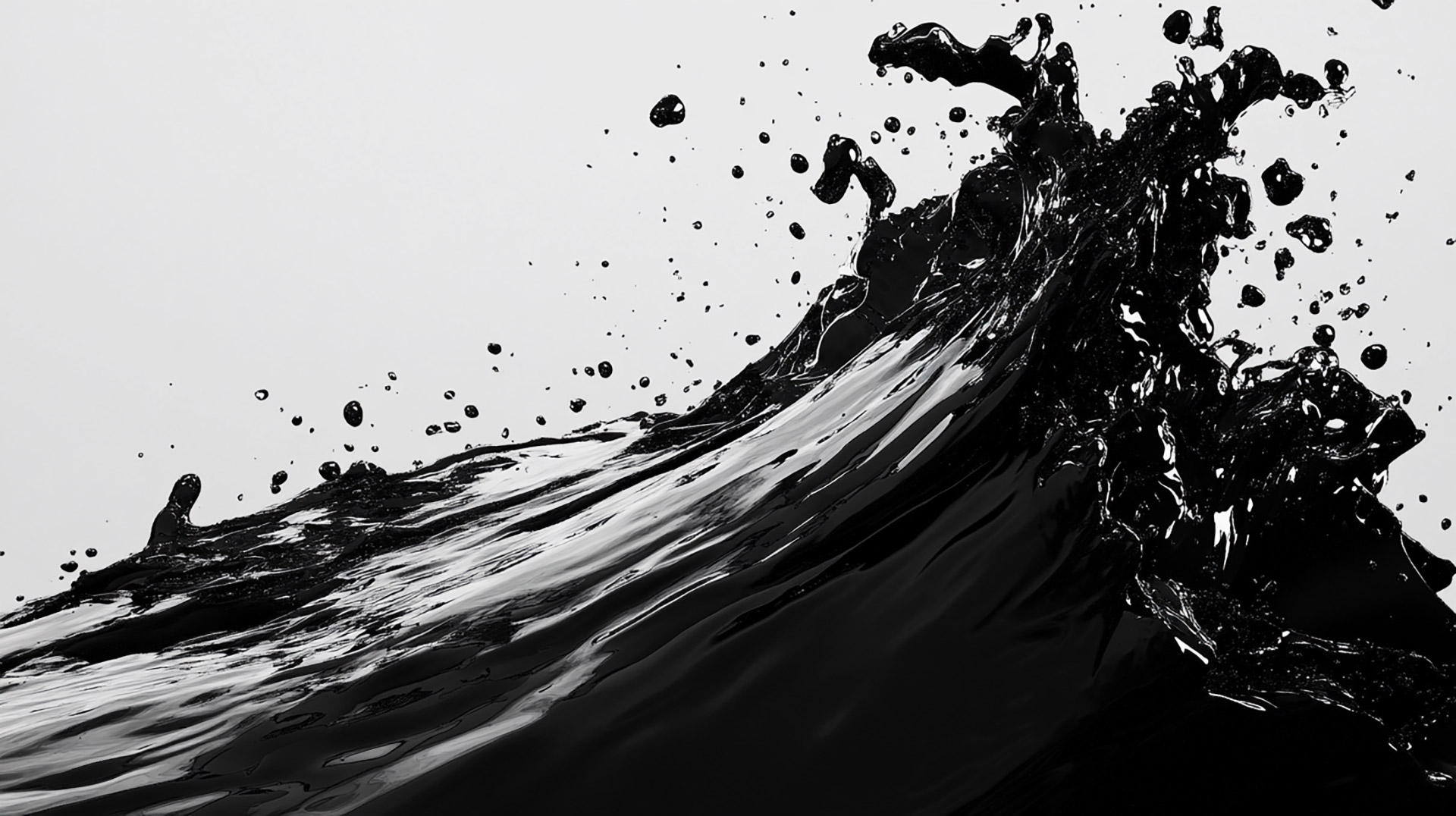 Stunning HD Wallpaper: Minimalist Black and White Design