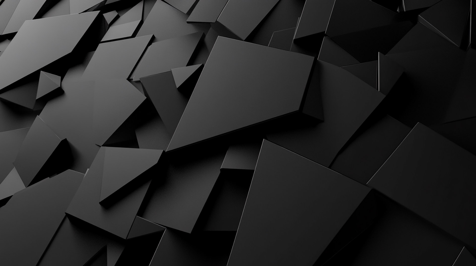 Minimalist Dark Geometric Desktop Wallpaper in HD