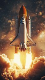 Picture-Perfect Space Shuttle Backgrounds for Smartphones