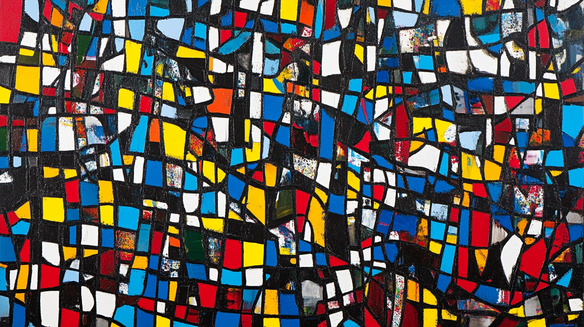 High-Definition Mondrian Art HD Pics for Desktop Background