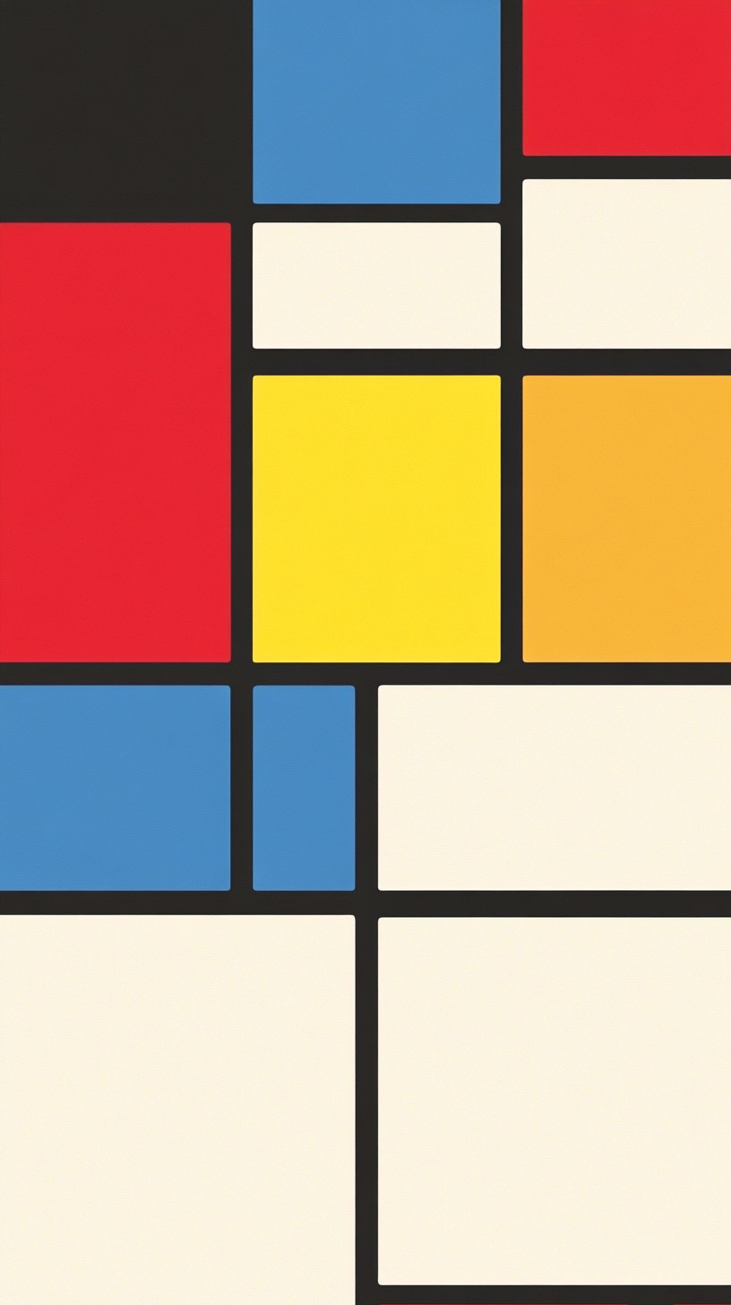 Download Free Mondrian Design Mobile Wallpaper for Android