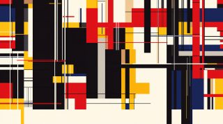 Vibrant HD Wallpaper: Mondrian Art for Your Desktop