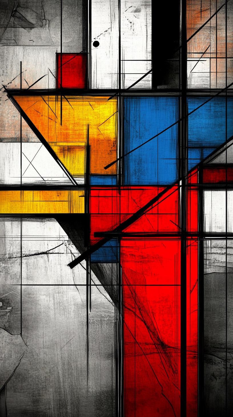 Modern Mondrian-Inspired Photos for Android Users