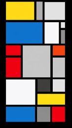 Unique Digital Backgrounds: Mondrian Style for Mobile Screens