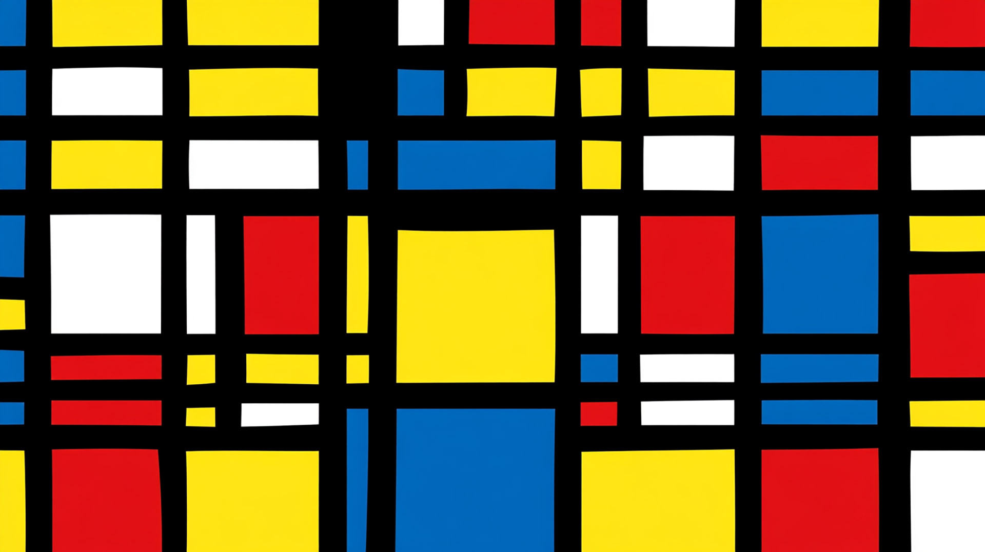 AI Wallpaper: Mondrian-Style HD Wallpaper for Desktop