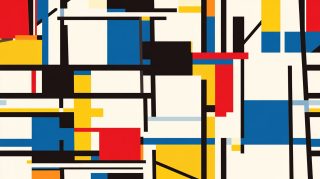 Explore 8K Mondrian-Style Wallpaper for Your Desktop