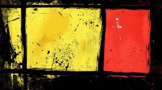 Stunning Digital Background: Mondrian-Style Wallpaper for PC