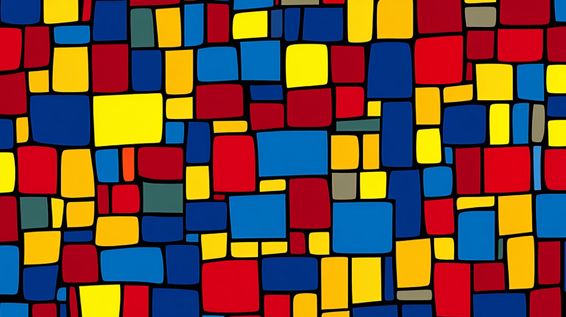 Free Wallpaper for Desktop: Mondrian-Style HD Pics