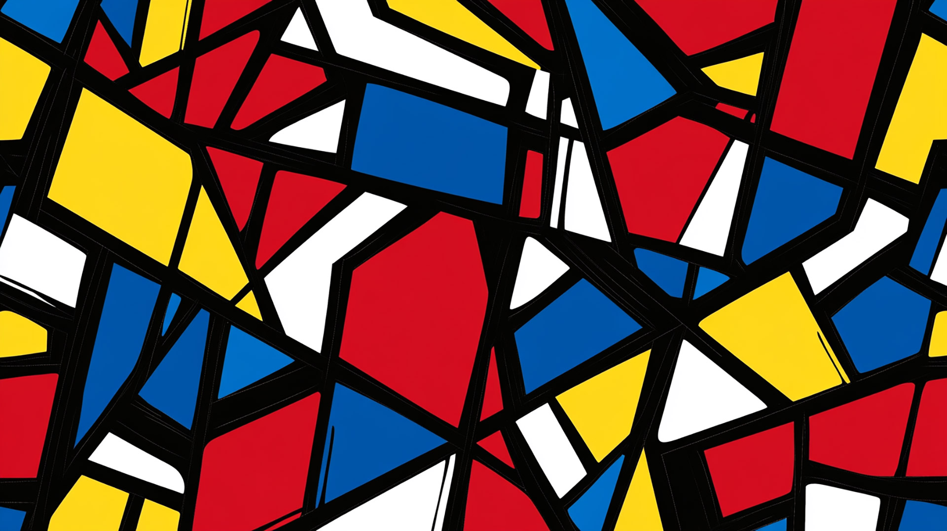 16:9 Mondrian-Style Wallpaper Stock Photos to Download