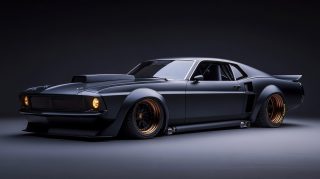 Vibrant Muscle Car Wallpapers in 16:9 Aspect Ratio