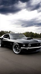 Mobile Wallpapers: Classic Muscle Cars in 9:16 Ratio