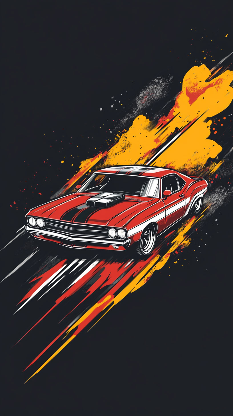 Free HD Pictures of Iconic Muscle Cars for Your Phone