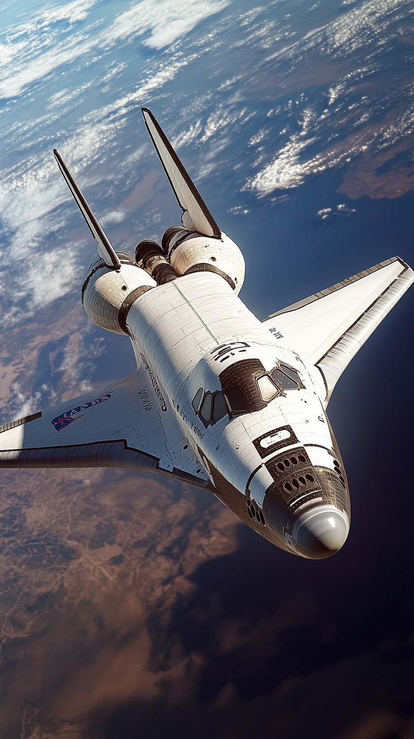 Transform Your Mobile with NASA Space Shuttle Wallpaper