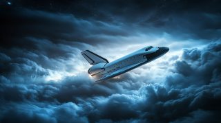 AI Wallpaper Creation: NASA Space Shuttle in 4K