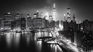 8K New York City Night Skyline HD Wallpaper Download