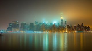 Wallpaper for Desktop: NYC Night in 16:9