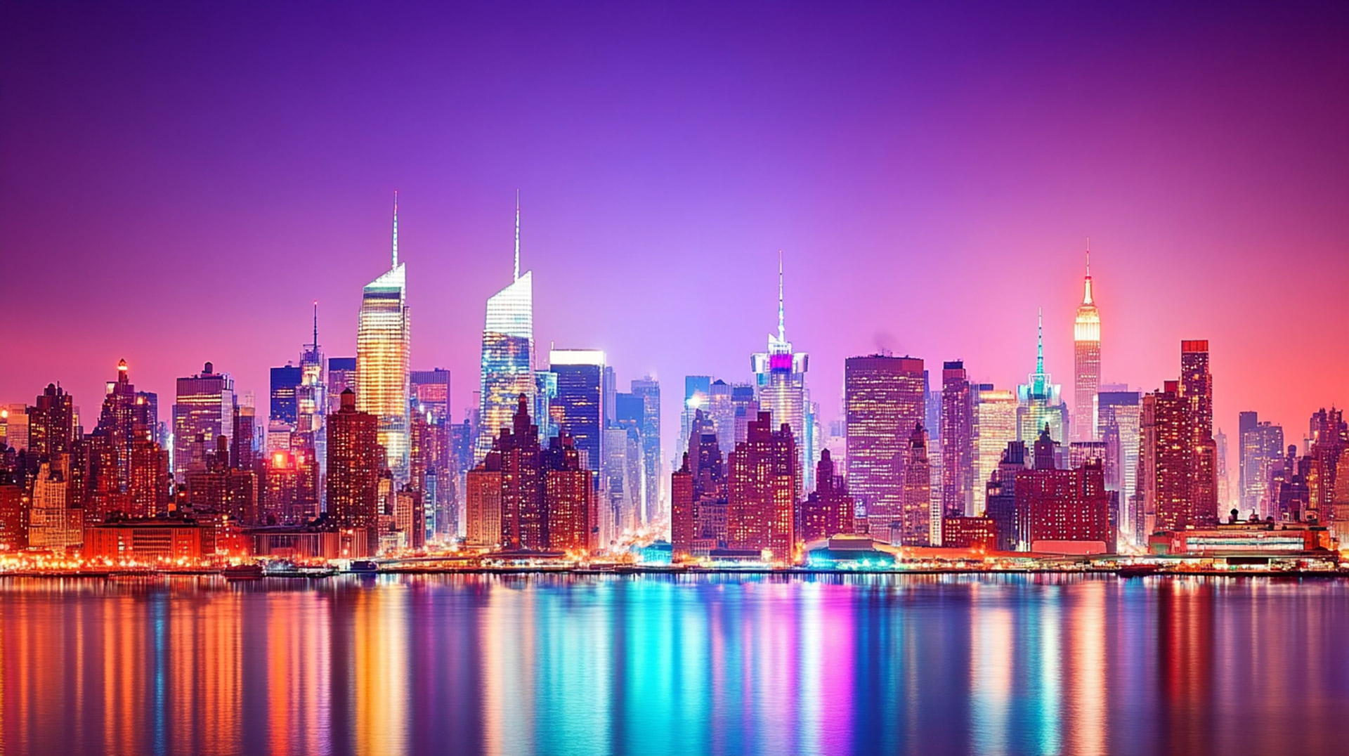 Ultra HD New York City Skyline HD Wallpaper