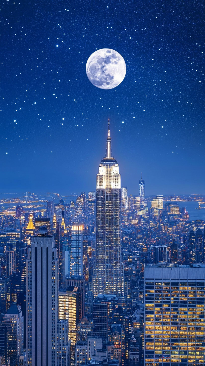 Mobile Wallpapers: NYC Skyline Views for Your Phone