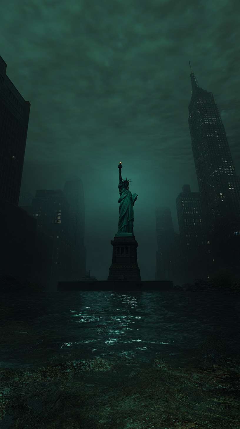 Download Free New York Statue of Liberty Digital Background