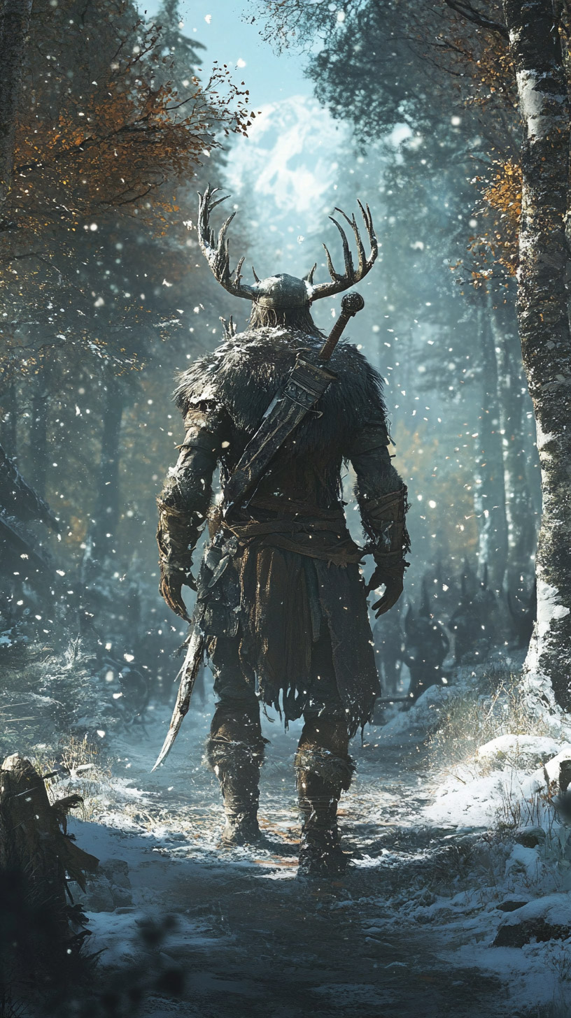 Norse Mythology HD Mobile Wallpaper for iPhone