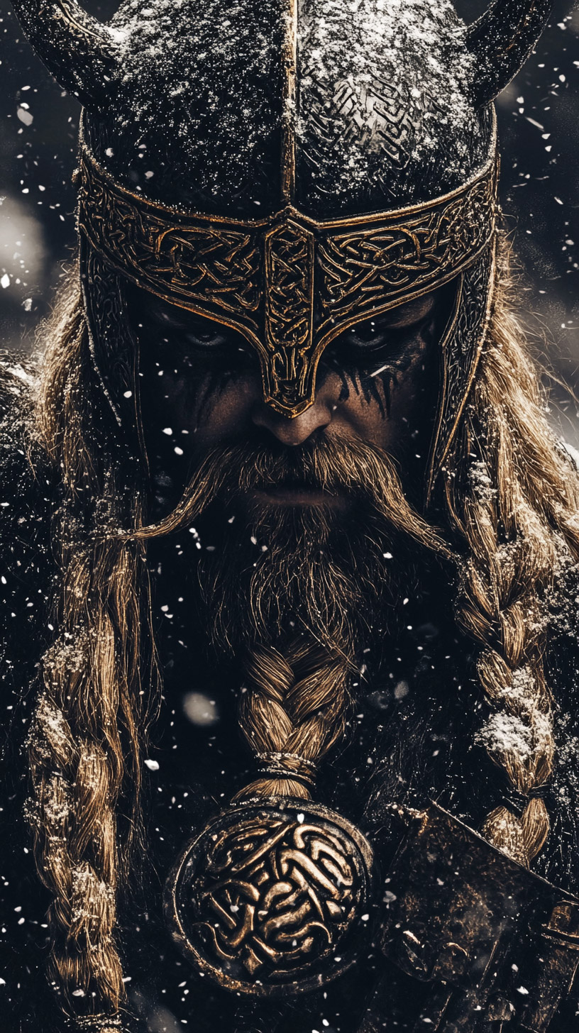 Epic Norse Designs: Free Mobile Wallpaper for Your Phone