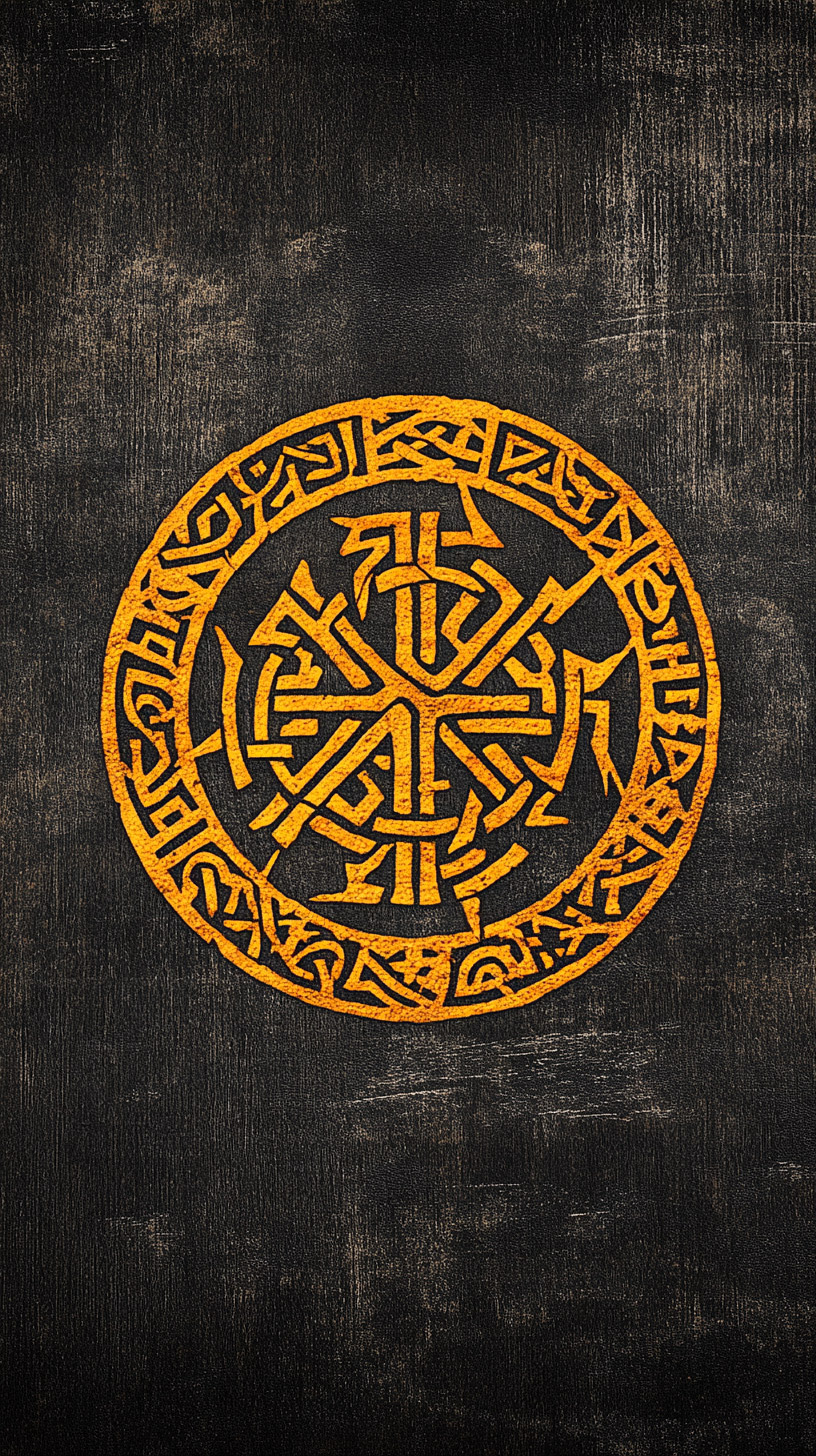 Norse Rune HD Digital Background for Mobile Wallpaper