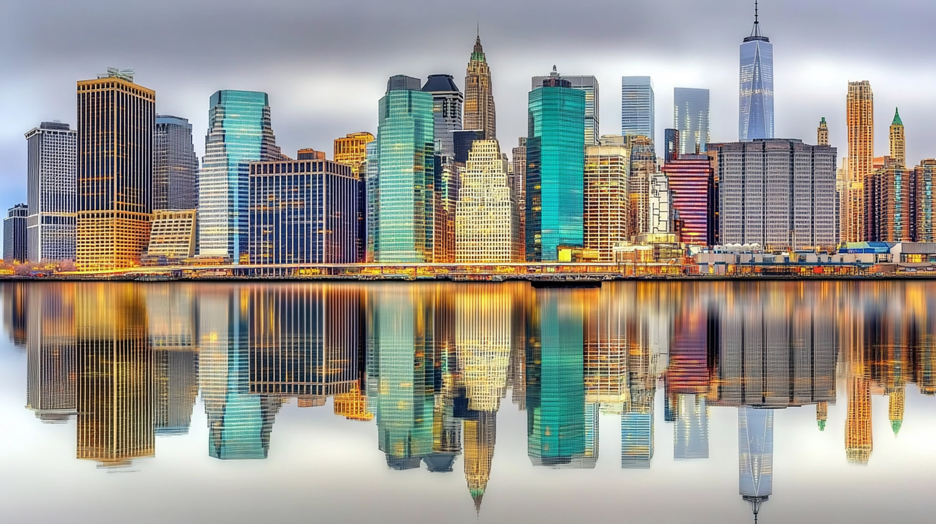 Download Free HD 1920x1080 NYC Skyline Background