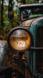 AI-Generated Old Car HD Wallpaper for Mobile Phones