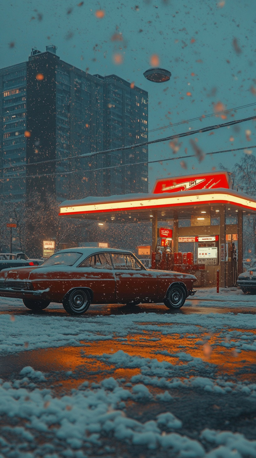 Creative Old Gas Station Photos for Your Mobile Wallpaper