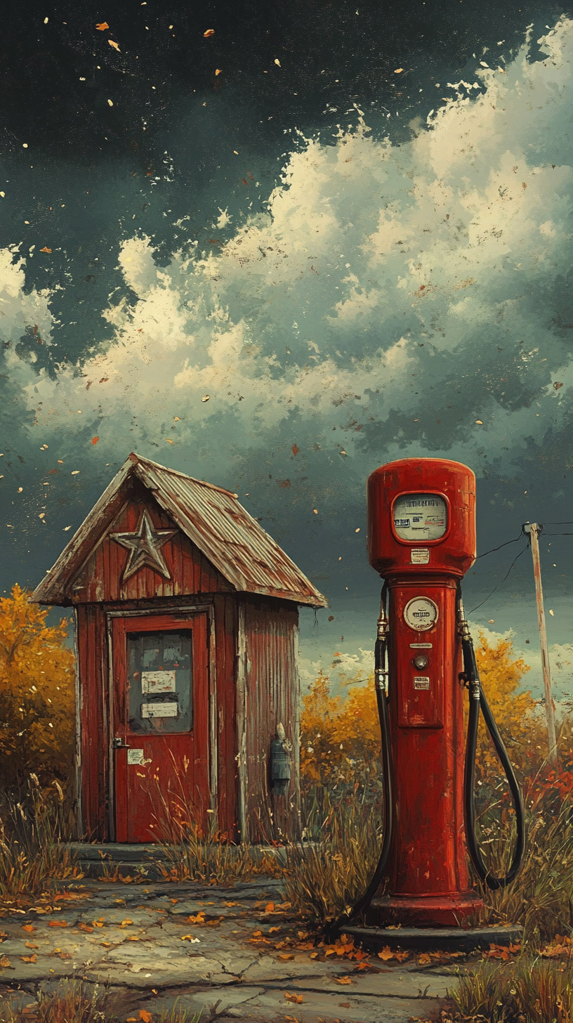 Explore Old Gas Station Themes for Android Mobile Wallpaper