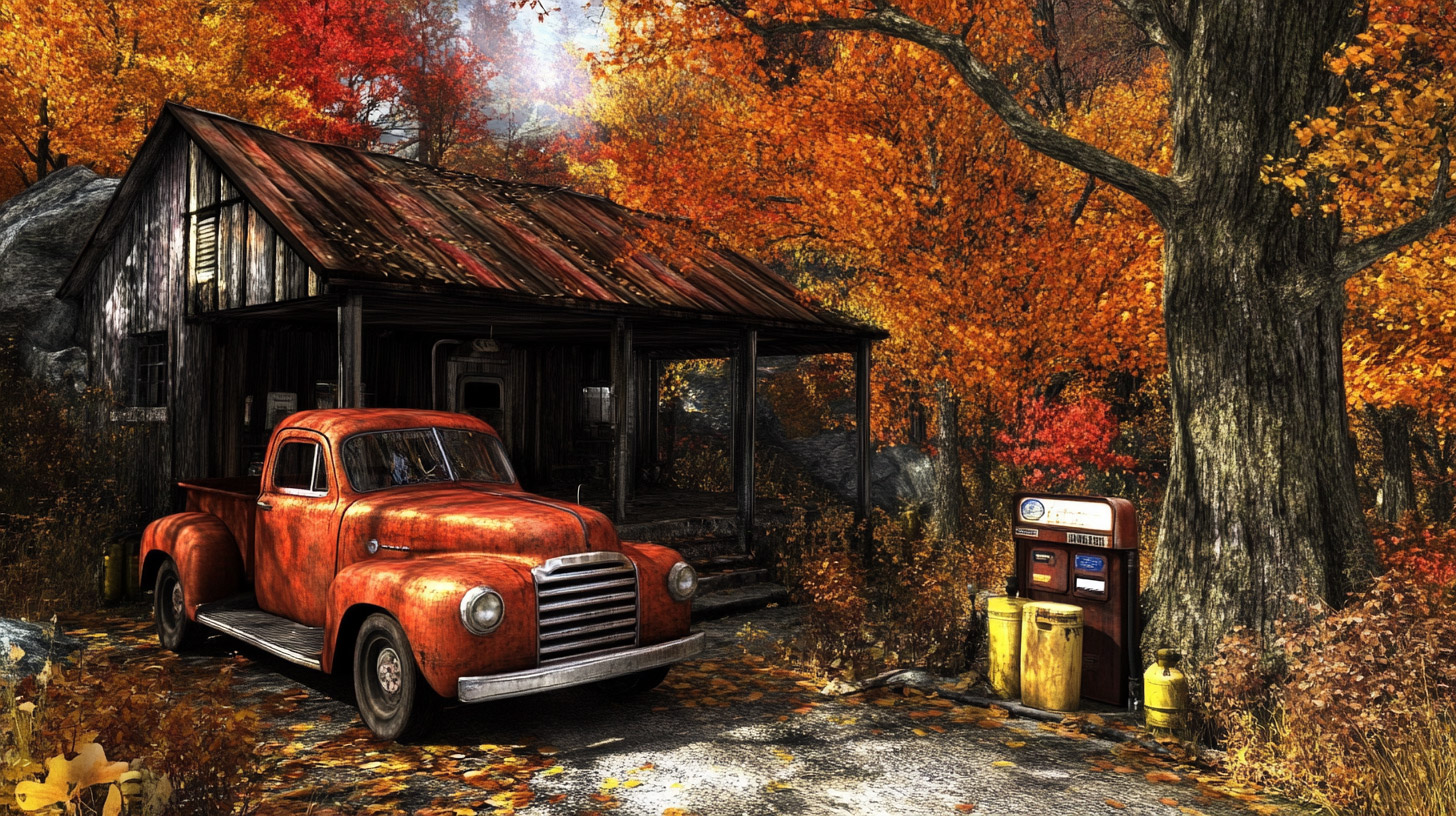 Old Gas Station HD Pics: Download and Decorate Your Desktop