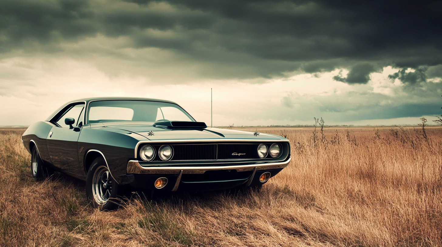 High-Quality Old Muscle Car Images for HD Backgrounds