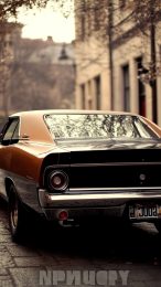 Old Muscle Car HD Wallpaper for Mobile Screens