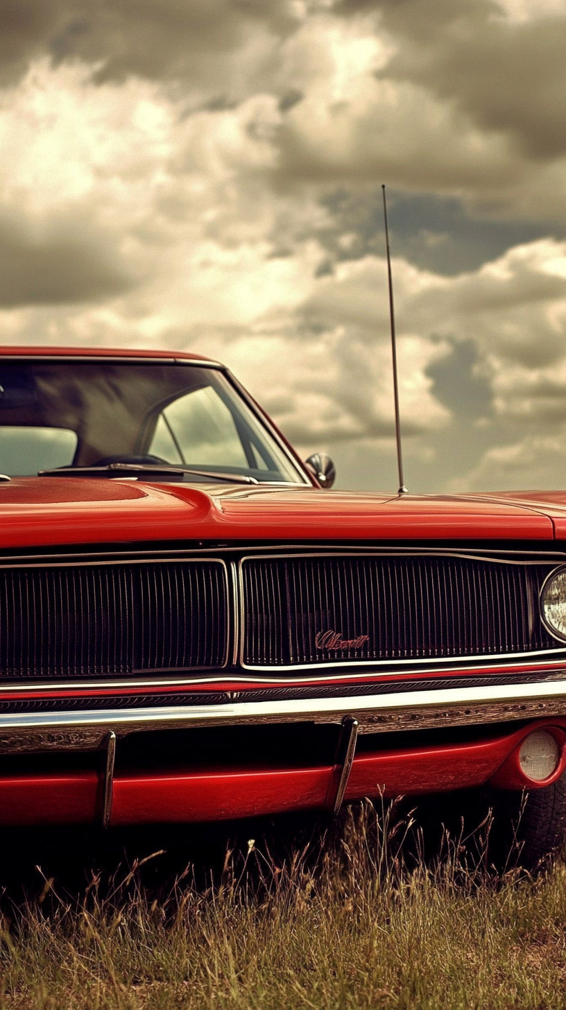 Old School Muscle Cars as Digital Backgrounds