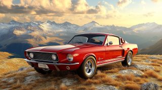 AI Wallpaper Designs: Unique Mustang Cars for Your Desktop